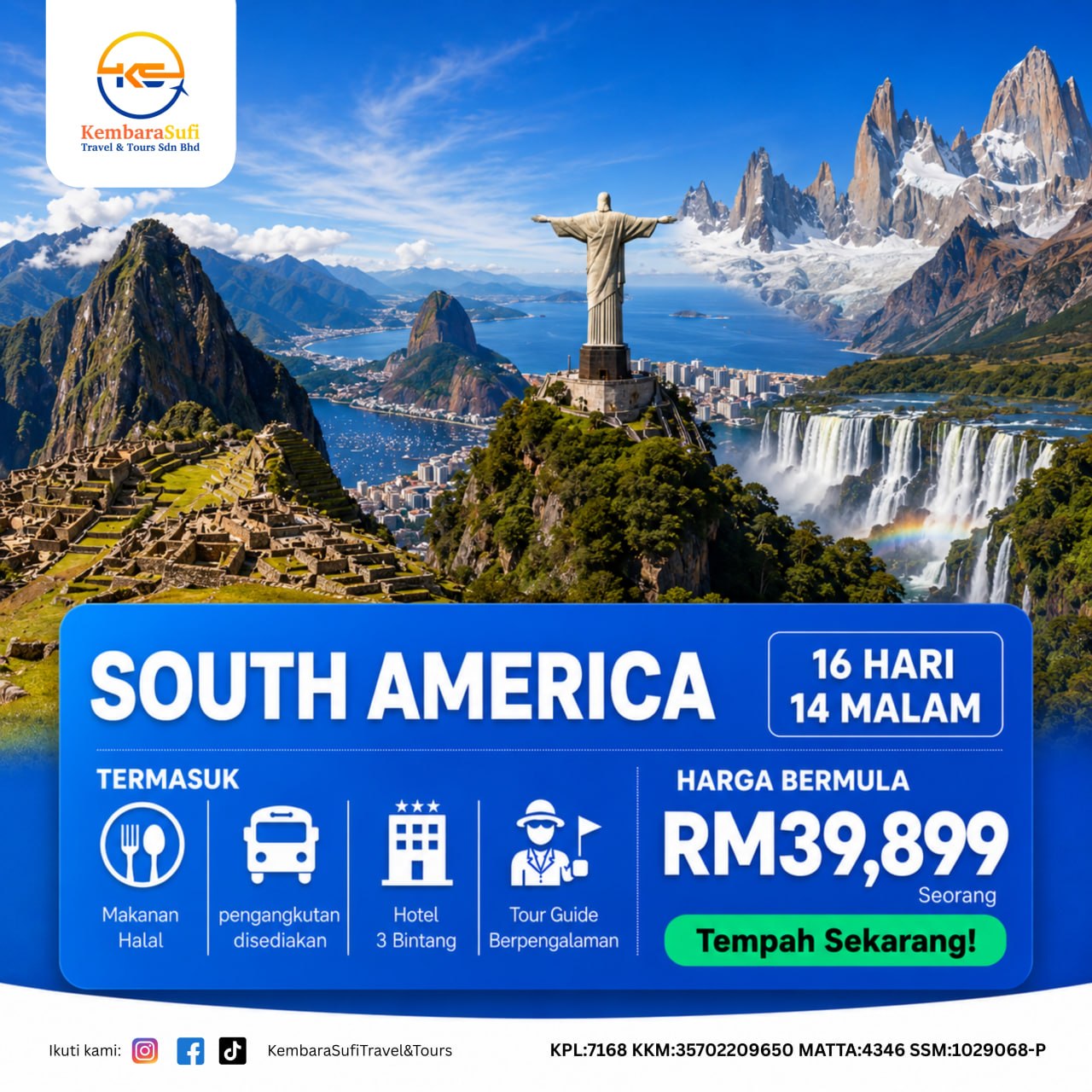 South Amerika 4 Negara
