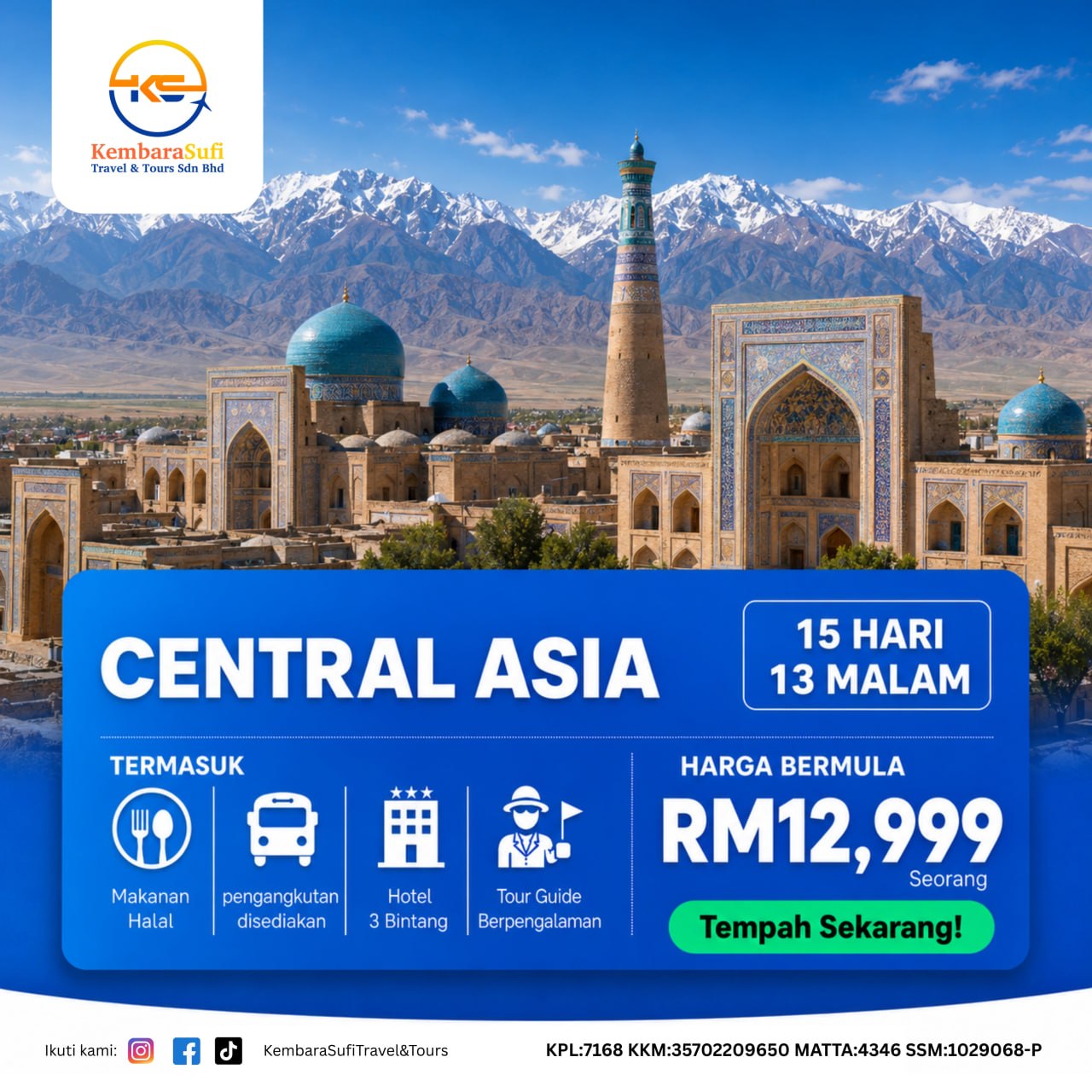 Central Asia 3 Negara