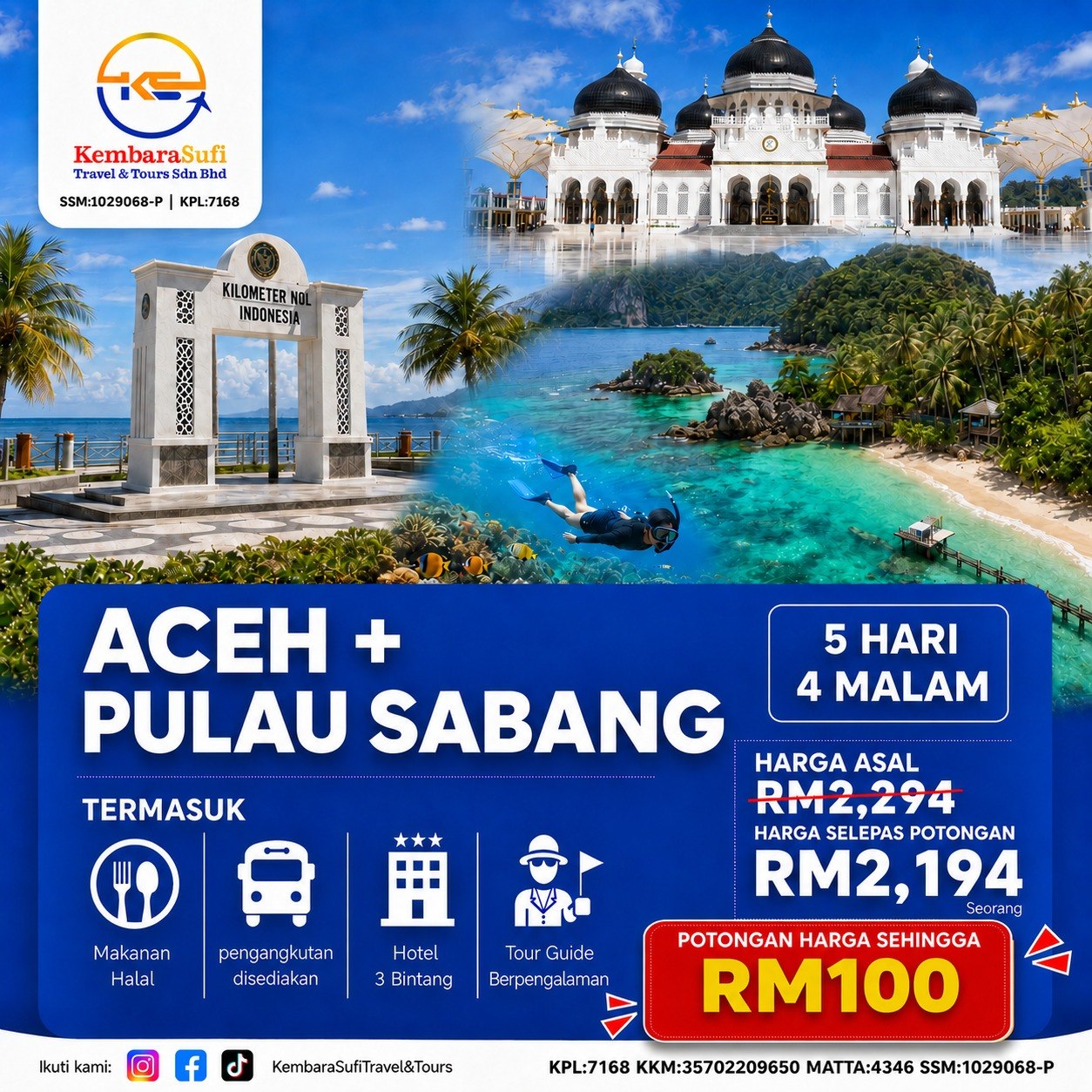Aceh + Pulau Sabang 2027